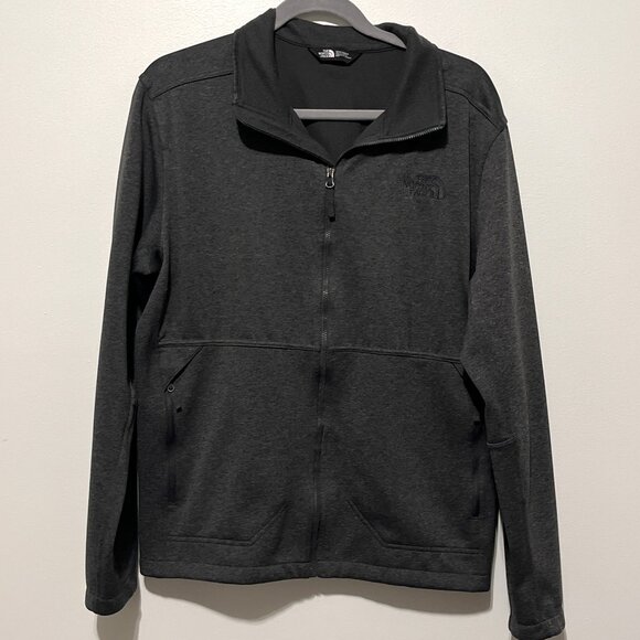 The North Face Mens Apex Canyonwall Jacket Size M Gray Stretch Full Zip Outdoor - Picture 1 of 13